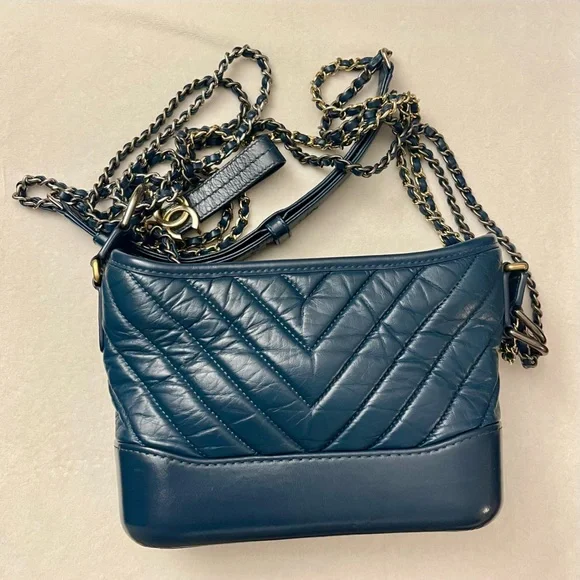 CHANEL Gabrielle Small Chevron Shoulder Bag - Picture 9 of 10